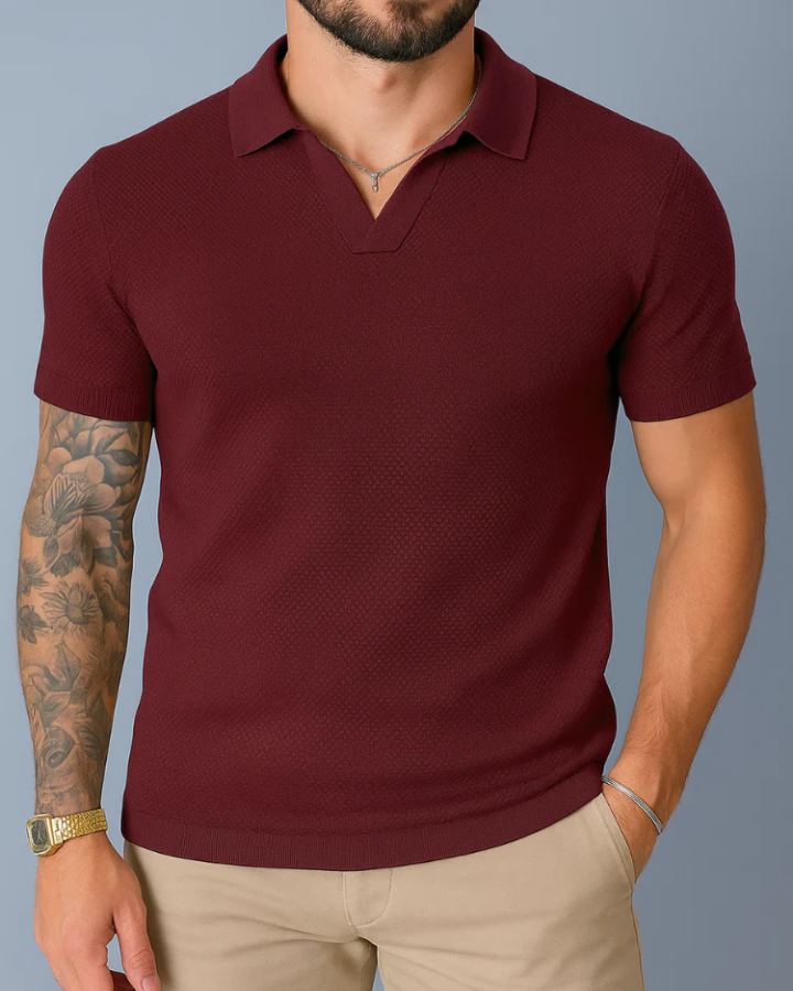 Victus V-Knitted Polo