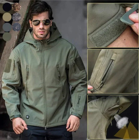 WATERPROOF MEN'S MILITARY JACKET