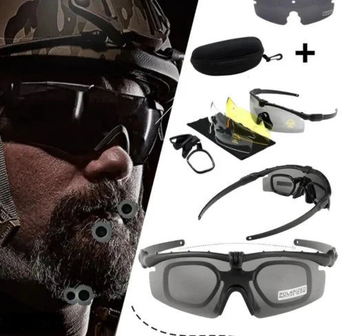 Polarized Tactical Ballistic Glasses UV400